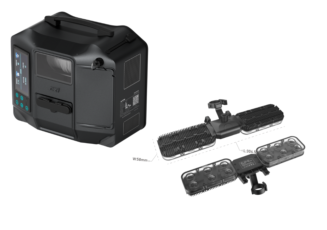 Tethered Lighting system For DJI Matrice M300/350